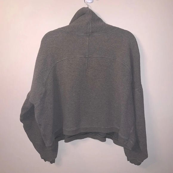 Lululemon Peaceful Moments Pullover Heathered Grey Sage - Picture 7 of 14